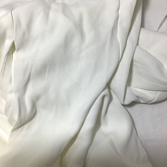 LULU'S SZ L Vow of Romance White Cutout Maxi Mermaid Bridal Long Dress b33 - Picture 8 of 9